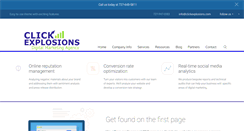 Desktop Screenshot of clickexplosions.com