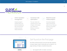 Tablet Screenshot of clickexplosions.com